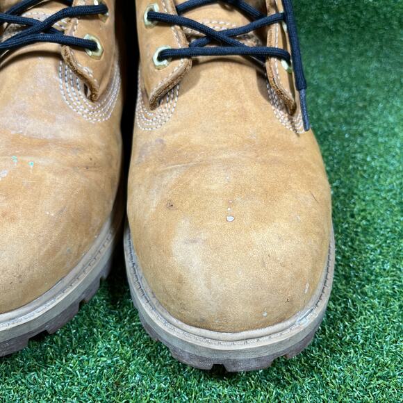 Timberland 6-Inch Premium Tan Nubuck Leather Waterproof Lace Up Boots Sz 6.5M main image 9